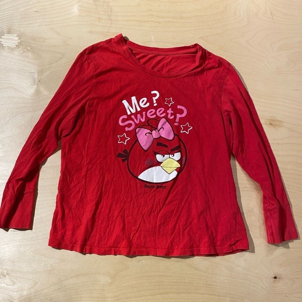 Angry Birds Graphic Red Shirt 2XL (OF)